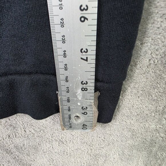 Mens Jerzees NuBlend Black Sweatpants Broken Arrow Cotton Blend Drawstring XL - Picture 7 of 9